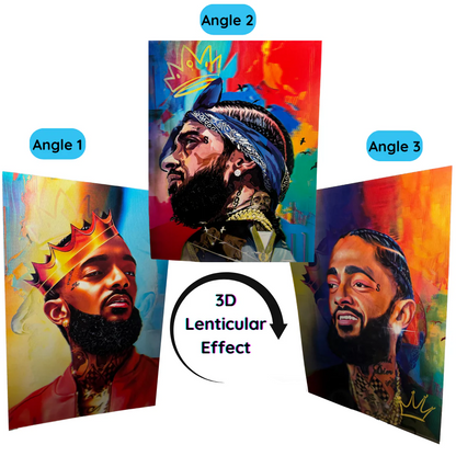 3D Rap Legend Poster