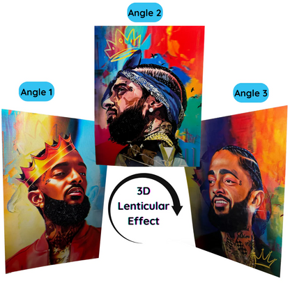 3D Rap Legend Poster